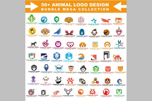 Creative-50 Animal Logos Set