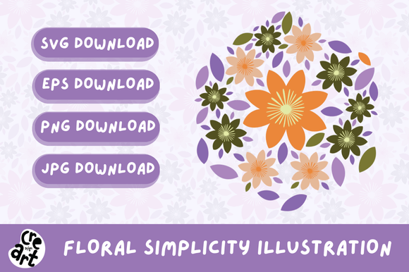 Floral Simplicity Illustration