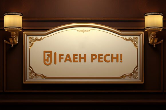 Golden Card Logo Mockup: Elevate Your Brand with Timeless Elegance