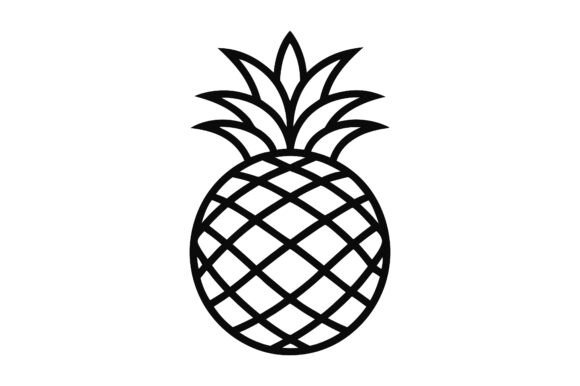 Pineapple Line Art Silhouette Bundle: A Strategic Design Asset for Creatives and Businesses