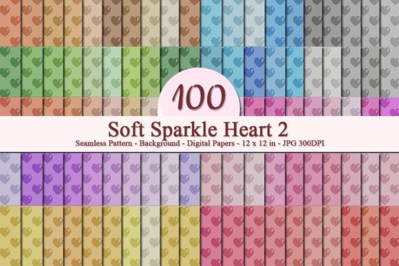 Soft Sparkle Heart 2 Seamless Pattern: A Strategic Design Tool for Creative Businesses