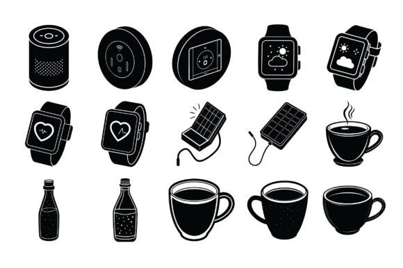 Technology Devices Silhouette -Vol 4