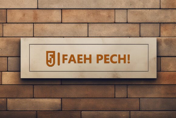Wall Board Logo Mockup